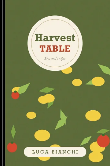 Harvest Table by Luca Bianchi, Cookery book cover